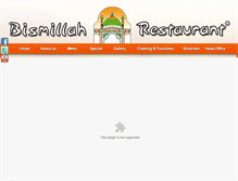 Tablet Screenshot of bismillahrestaurant.co.za